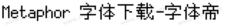 Metaphor 字体下载字体转换